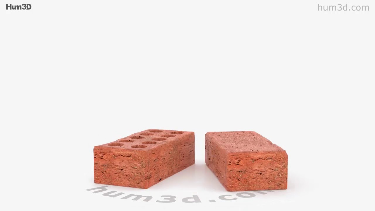 Brick 3D model by 3DModels.org