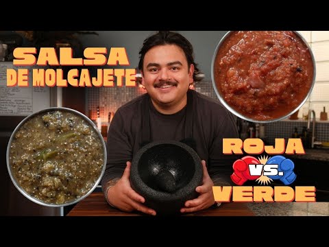 Roja vs Verde: Battle of the Molcajete Salsas