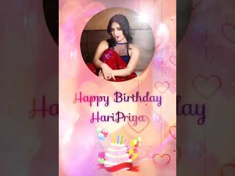 Happy Birthday HariPriya