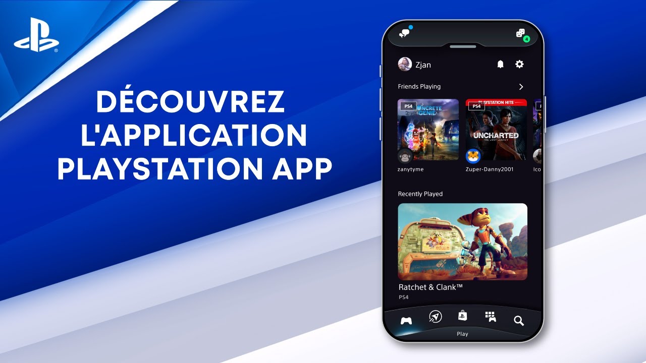 Nous vous présentons la nouvelle application PlayStation App, revisitée pour améliorer vos expériences vidéoludiques sur PS4 et PS5