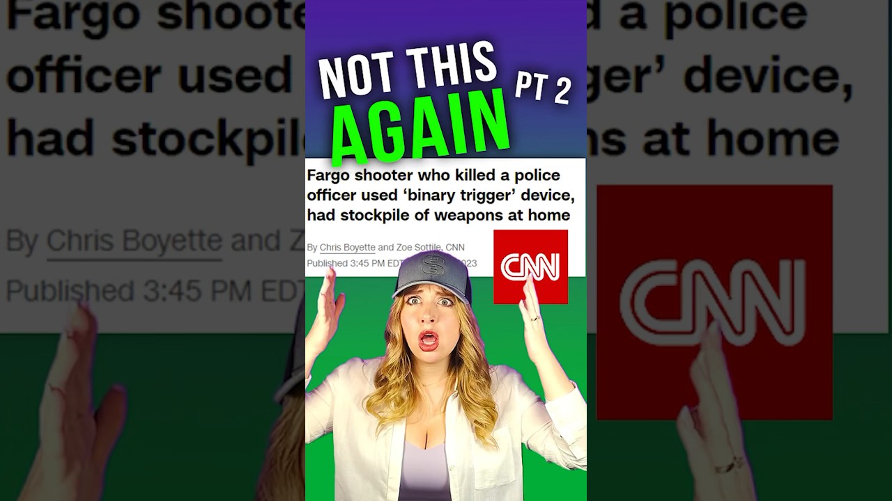 SHOCKER: Cops STOP Mass TRAGEDY Event… Naturally Media OBSESSES over Binary Trigger.P2 #shortsvideo