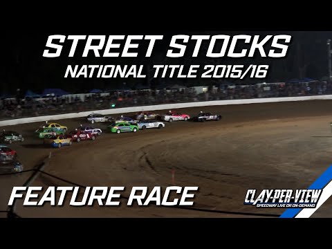 Street Stocks | 27th National Title - A-Main - Ballarat - 13th Mar 2016 | Clay-Per-View