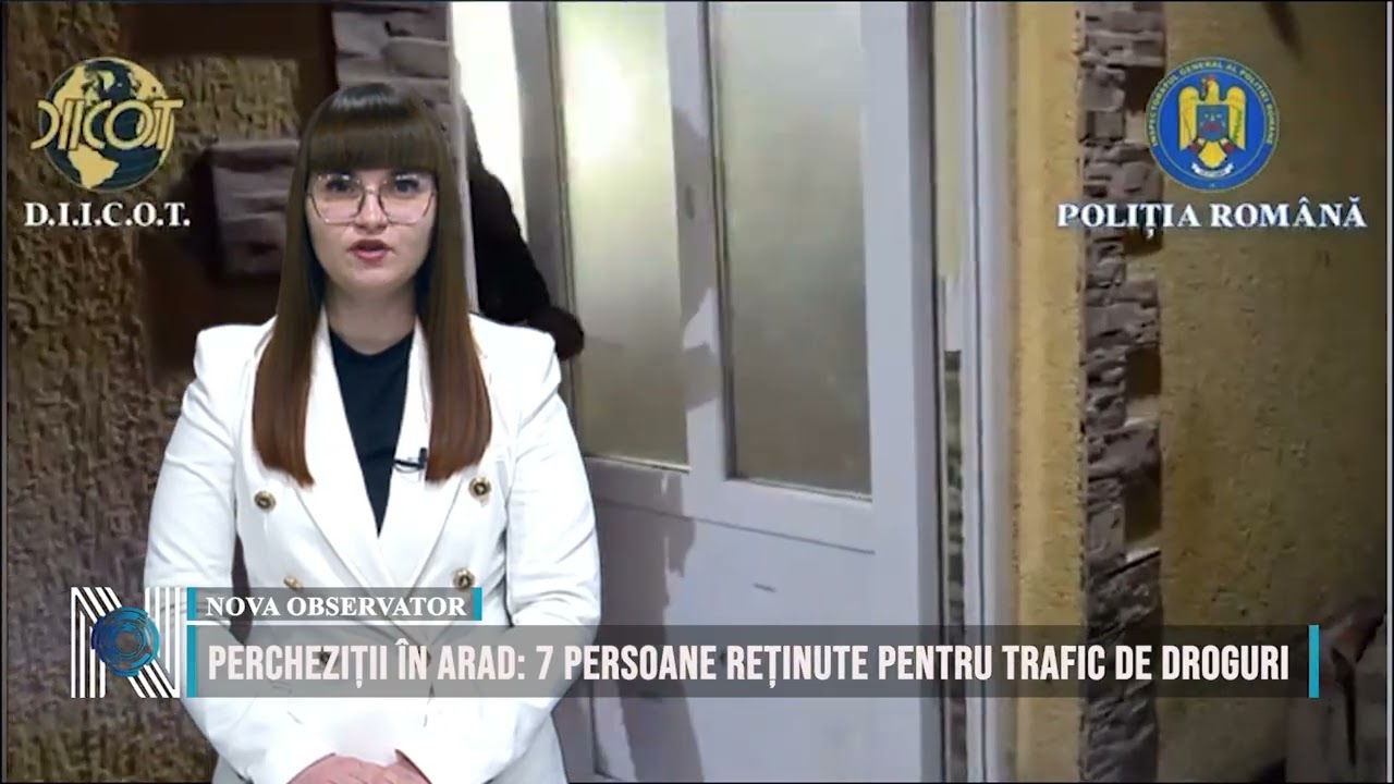 Percheziții în Arad: 7 persoane reținute pentru trafic de droguri