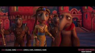 Cloth and Hair Simulation Demoreel. Snow Queen 2: The Snow King