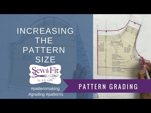 Grading up a Fashion Pattern to a larger size