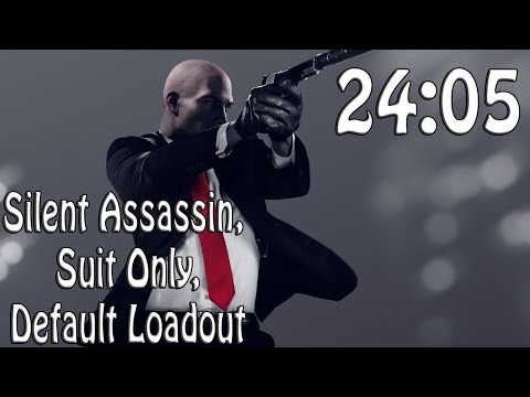 Hitman 2 (2018) Speedrun in 24:05 | Silent Assassin, Suit Only, Default Loadout @Elajjaz