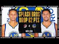 Splash Bros Combine For 62 PT Night NBATogetherLive Classic Game