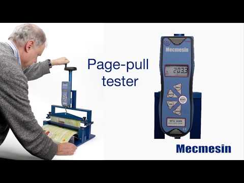 Page-pull tester.