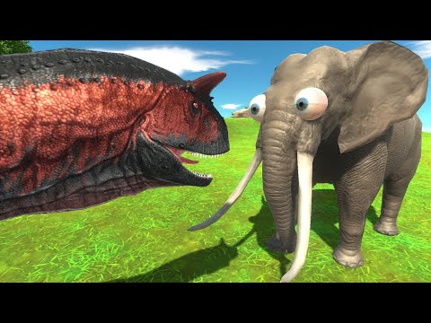 Carnotaurus vs Modern Mammals - Animal Revolt Battle Simulator