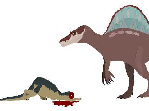 Dinosaur Battle - Spinosaurus vs Baryonyx