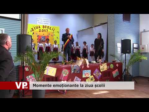 Momente emoționante la ziua școlii