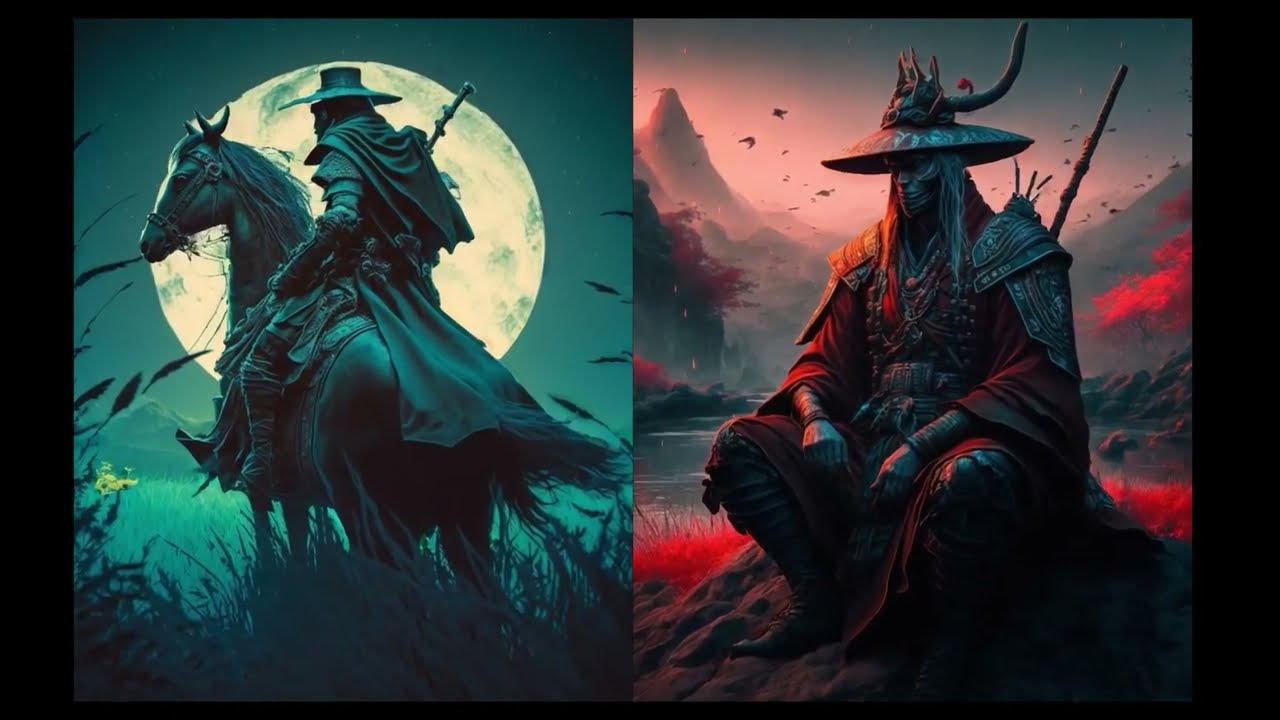 Masters of Creativity: Samurai AI Art by Midjourney, Stable Diffusion, and CivitAI