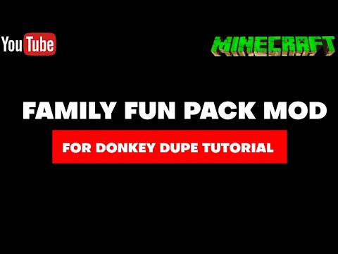 HOW TO INSTALL FAMILY FUN PACK FOR DONKEY DUPE IN ANARCHY SERVERS | FULL GUIDE 2022 | GITHUB MODS