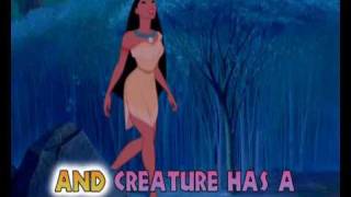 Colors Of The Wind- Disney&#39;s Pocahontas sing along