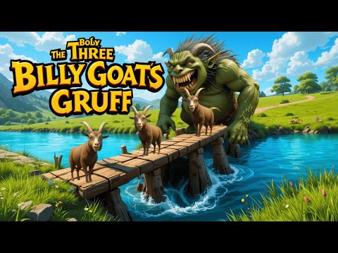 The Three Billy Goats Gruff | Classic Fairy Tale for Kids 🐐