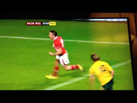 Shane Williams last try for Wales