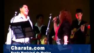 preview picture of video 'Tania y Anibal con la Banda de Música de Charata - Como tu mujer'