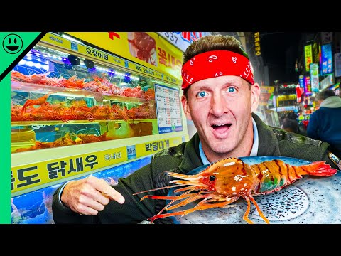 Korea’s Seafood Street Food!! Super RARE Sea Creatures!!