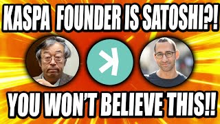Kaspa's Founder Yonatan Is Satoshi Nakamoto?! Let's Dive In! (INSANE DISCOVERY)