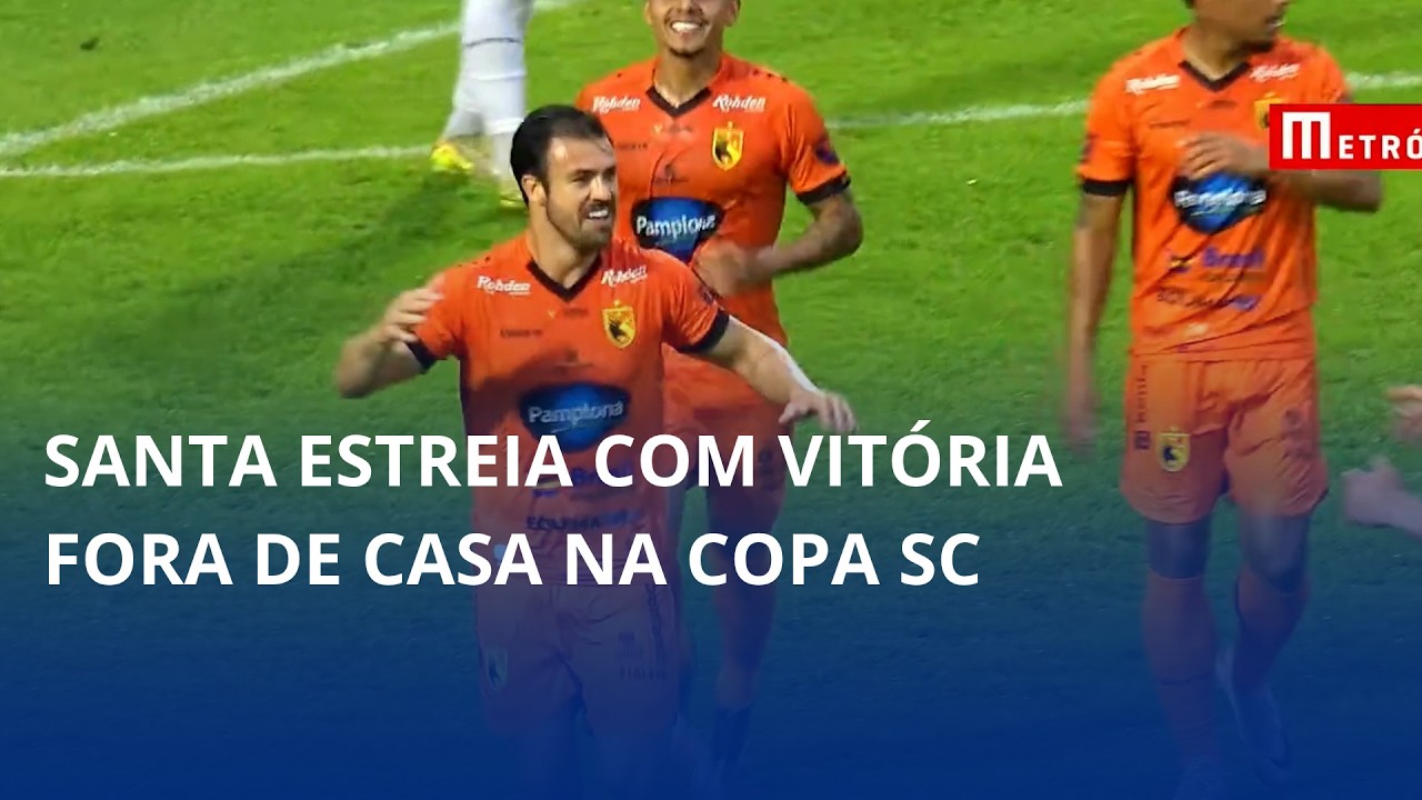 Santa estreia com vitória fora de casa na Copa SC 