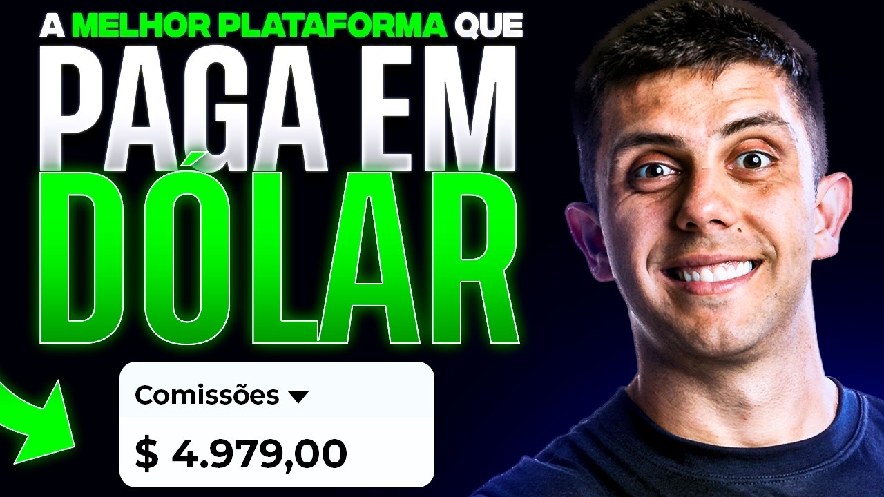 MELHOR PLATAFORMA PARA GANHAR EM DOLAR COMO AFILIADO (Testei na Pratica)
