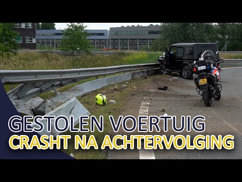 Gestolen voertuig crasht na achtervolging op de A2 - Politievlogger - Team Lekpoort !!!