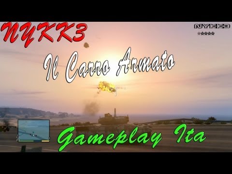 GTA 5 - RUBIAMO IL CARRO ARMATO DA FORT ZANCUDO E CAZZEGGIAMO!!! - GAMEPLAY ITA HD