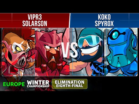 VipR3 & Solarson VS Koko & Spyrox - Losers 1/8 - EU - Brawlhalla Winter Championship 2022