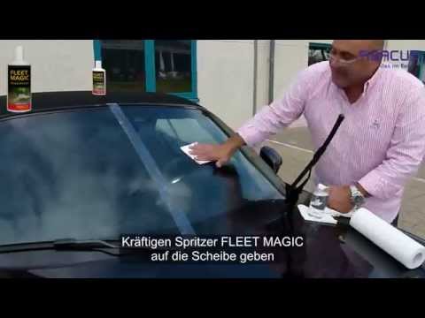 Scheibenversiegelung – Lässt Wasser einfach abperlen (Bisher: "FLEET MAGIC")