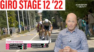 MVDP WAY Too Aggressive | Giro Stage 12 &#39;22 | The Butterfly Effect