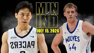Minnesota Timberwolves vs Indiana Pacers Full Game Highlights - July 15, 2026 | NBA Summer League