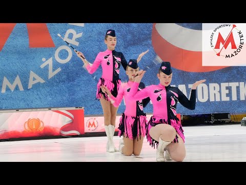 Mażoretki Orkiestry dętej miasta Leszna   -Duo trio Baton Junior- / Bytom 2024