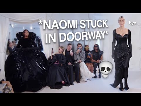 Balenciaga's recent runway show was MESSYYYY💀