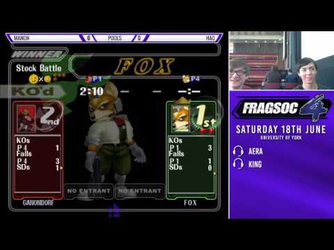Fragsoc 4 Pools - Manon (Ganondorf) vs HaoTwo (Fox)