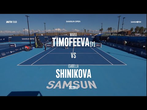 (7) Maria Timofeeva vs (Q) Isabella Shinikova (BUL) - Game, Set and Match Point