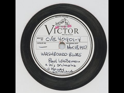 Paul Whiteman And His Orchestra - Washboard Blues (unissued take 4)