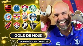 ⚽️TODOS OS GOLS DESTE DOMINGO 20/09/2026 GOLS DO BRASILEIRÃO, GOLS DE HOJE, GOLS DA RODADA(COMPLETO)