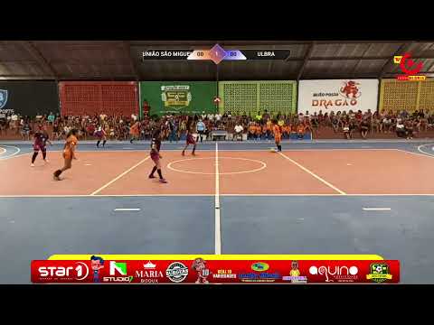 UNIÃO SÃO MIGUEL X ULBRA - 2º RODADA DO FUTSAL VARGEM-GRANDENSE FEMININO 2022