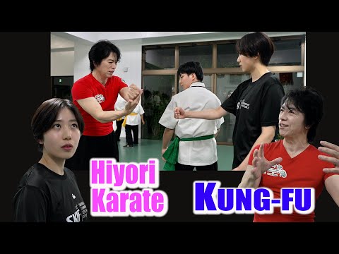 【Kung-fu Master and Female Karate Champion】Strike a blow that passes through the torso from the back
