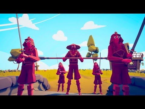 TABS | Monk + 4 Samurai VS Every Unit!