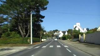 preview picture of video 'Driving Along Boulevard De La France Libre From Morgat To Crozon, Finistère, Bretagne, France'