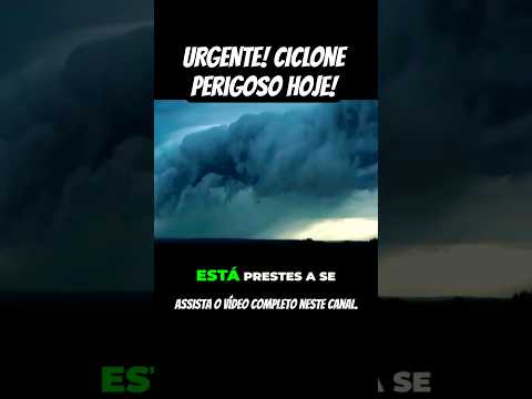 URGENTE! CICLONE DEVASTADOR ATINGIRÁ A REGIÃO SUL DO BRASIL - RIO GRANDE DO SUL (ALERTA VERMELHO)