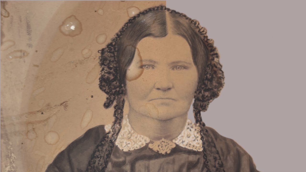 Digitally Restored 1840's Photo To Make It Look New Again.