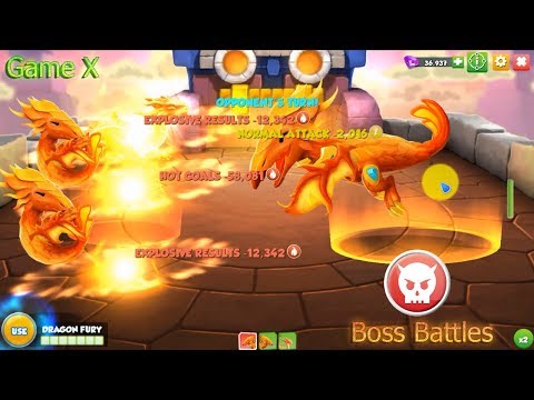 #DML All Boss Dragon Battles - Part 1 - Dragon Mania Legends