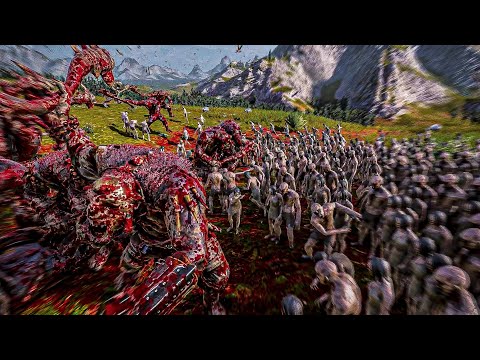 10,000 TROLLS DEFEND MOUNT OLYMPUS BY 1 MILLION ZOMBIES INVASION | Ultimate Epic Battle Simulator 2