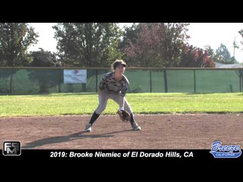2019 Brooke Niemiec Pitching and Second Base Softball Skills Video