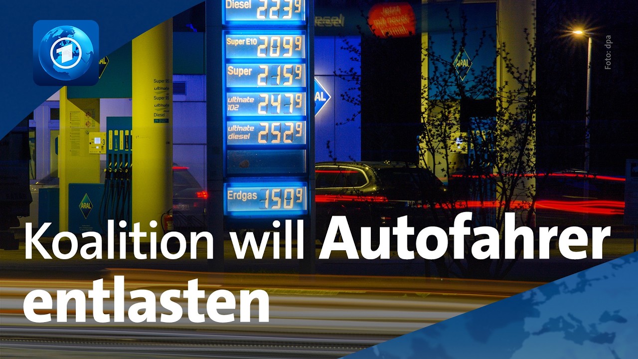 🌍 tagesschau 20 Uhr & tagesschau24 Top-Thema, 13.4.2016 | Steuersenkung soll Autofahrer entlasten