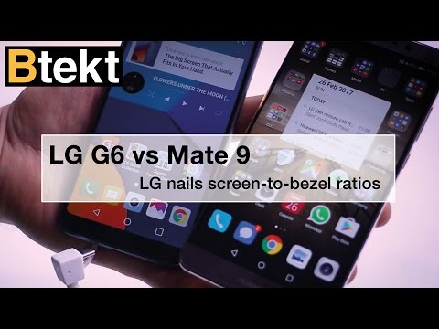 LG G6 vs Huawei Mate 9 - MWC 2017