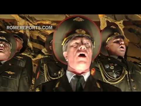 Watch the Alexandrov Ensemble performing in the Vatican in 2004