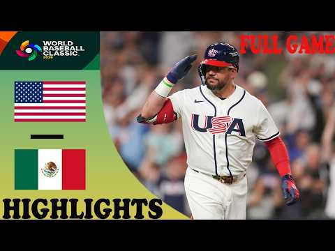 미국 vs 멕시코 하이라이트 [전체 경기] | 2026 월드 베이스볼 클래식 미국 vs 멕시코